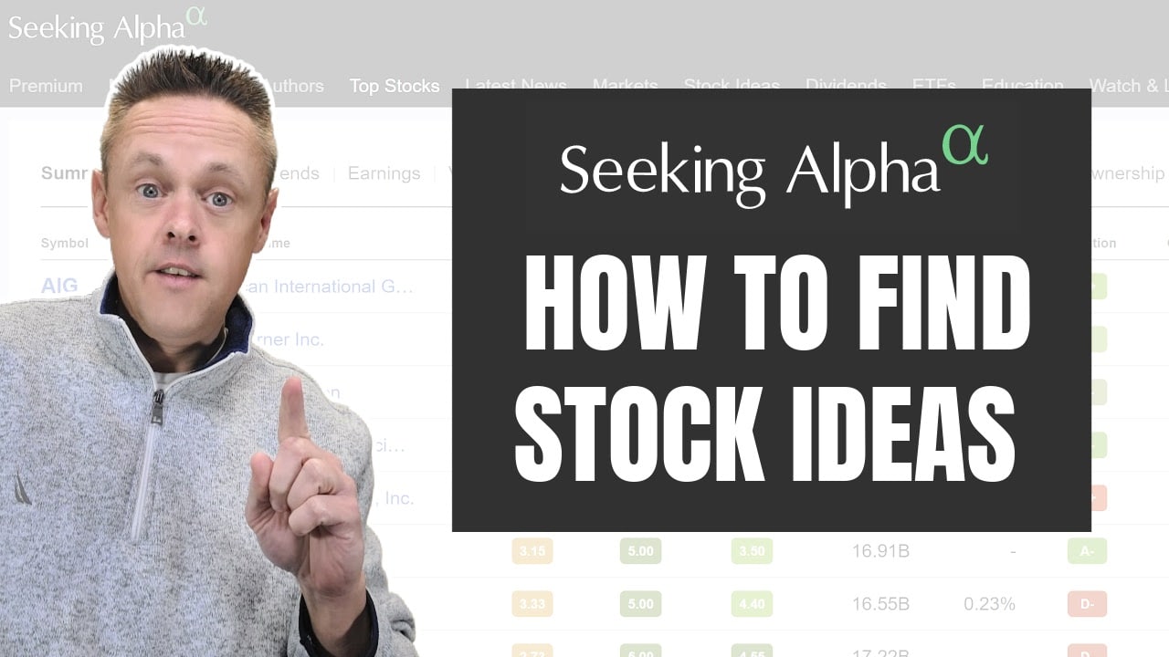 seeking alpha stock ideas